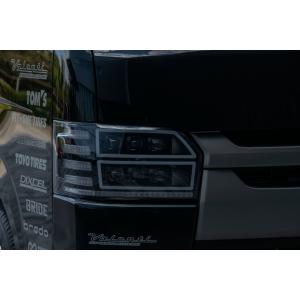 ハイエース用6眼LEDヘッドランプ ジュエルヘ...の詳細画像2