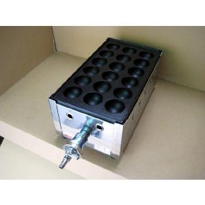 都市ガス用　たこ焼き器 16穴 ホース付き　タケウチ　業務用　たこ焼き　ガス 都市ガス用 たこ焼き器 16穴 ホース付き タケウチ 業務用