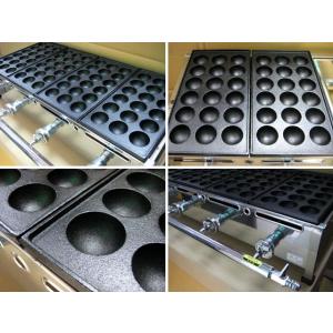 業務用 たこ焼き器 4丁掛 [18穴x4連] ...の詳細画像1