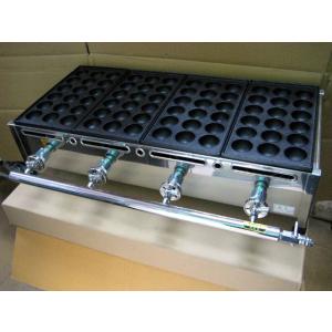 IT ジャンボ たこ焼器 24穴 244SH 4連式 13A(都市ガス
