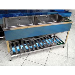 新品 [組立式] 業務用 ステンレス 2槽シンク（流し台