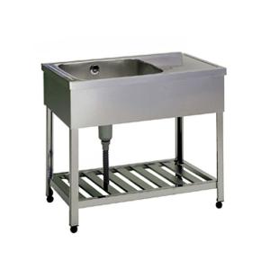 新品 [組立式] 業務用 ステンレス 2槽シンク（流し台