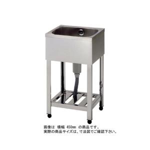 ステンレス1槽シンク 流し台 業務用　450×600×800 新品 [組立式] 業務用 ステンレス 1槽シンク（流し台