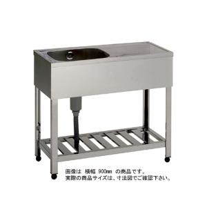 新品 [組立式] 業務用 水切り付 1槽シンク（流し台） W750xD450xH800mm