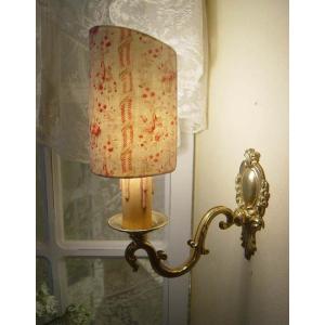 フランスアンティーク調ツインキャンドル型ブラケットライト