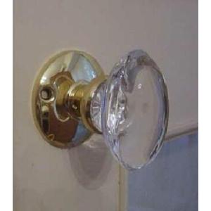 ガラスドアノブ（簡易錠付）真鍮座 : R.C.Company - 通販 - Yahoo