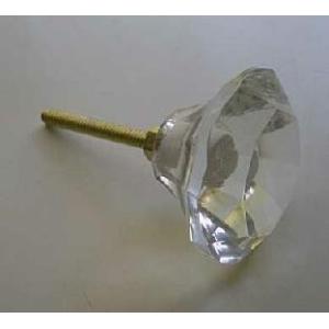 イギリス・アンティークを再現したガラスのプルノブ（ガラスのつまみ）B