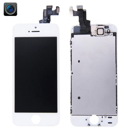 iPartsBuy iPhone５S 修理交換用フロントパネルセット （フロントカメラ+液晶+フレー...