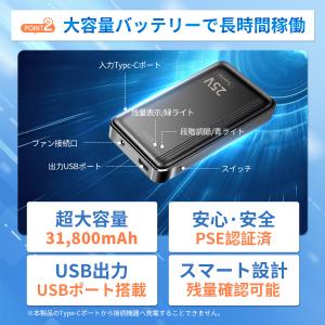空調作業服 25V 空調ウェア ベスト 空調 ...の詳細画像5