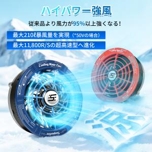 空調作業服用ファンセット 12V 19V 24...の詳細画像4