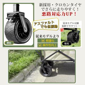 キャリーワゴン アウトドアワゴン 後ろ開け キ...の詳細画像5