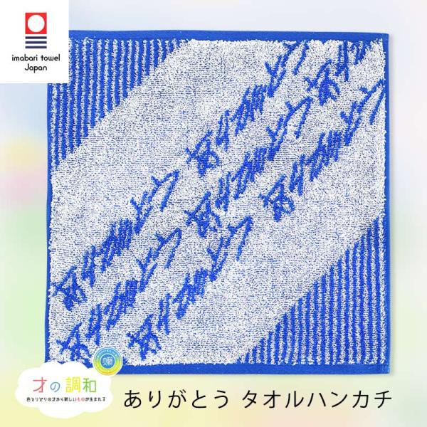 タオルハンカチ 今治タオル レディース メンズ ありがとう 才の調和 日本製 綿 美濃和紙 贈り物 ...