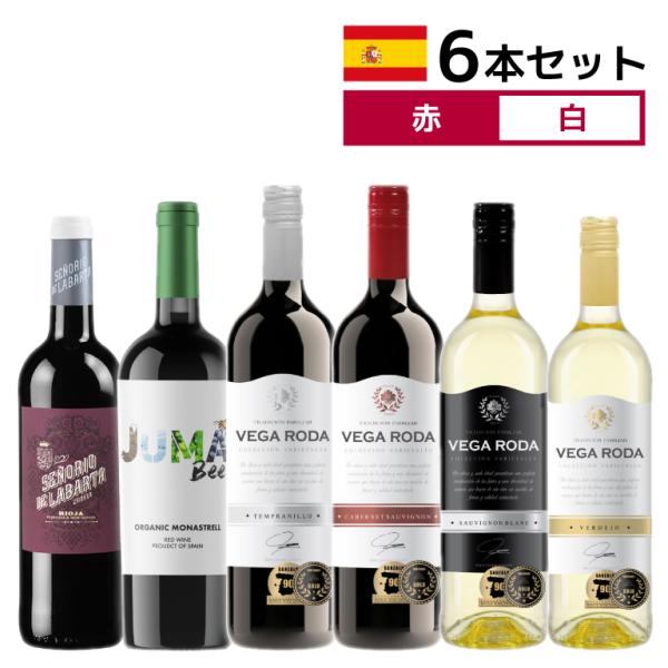 ★大特価中★ソムリエ厳選　スペイン金賞ワイン６本セット（750ml×6本）【送料無料】