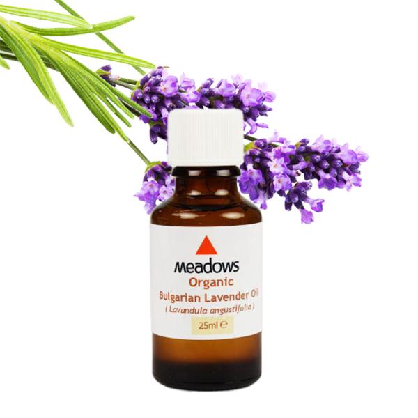 ラベンダー（真正）ブルガリア産25ml（業務用）　メドウズ / meadows　オーガニックエッセン...