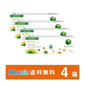 クーパービジョン マイデイマルチフォーカル 30枚入 4箱 1日使い捨て 遠近両用 1day ソフトコンタクトレンズ【※処方箋必須※】｜measis