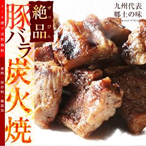訳あり食品 肉 おつまみ ぜっぴん豚バラ炭火焼 100ｇ×2