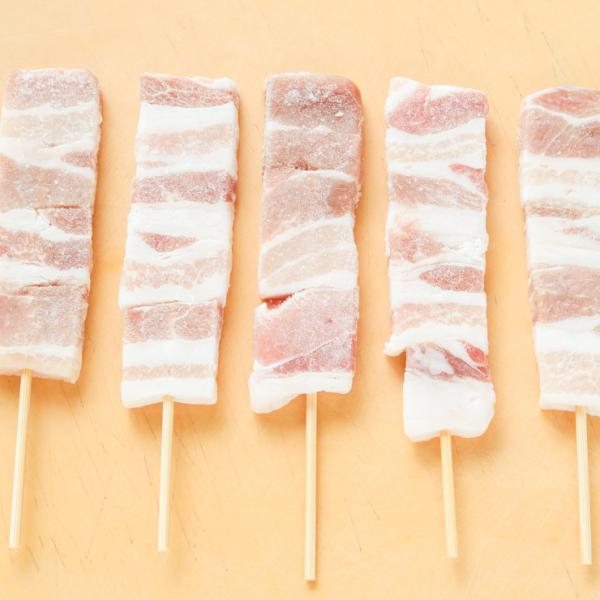 バーベキュー 肉 セット 焼肉セット メガ盛り BBQ 家 焼き鳥 豚バラ串 30g×100本  バ...