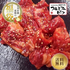 福袋  マイチクプレミアムビーフ 牛内ハラミ味付焼肉用770g 送料無料 ミートマイチク｜meat-maichiku