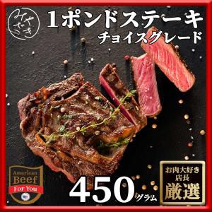 肉 焼肉 1ポンド ステーキ 牛肉 アメリカ 450g 冷凍 チョイス 父の日 プレゼント ギフト 贈り物｜meat-miyazaki