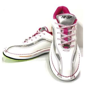 HS-925 ホワイト/ピンク ハイスポーツ ボウリングシューズ｜mebius-store