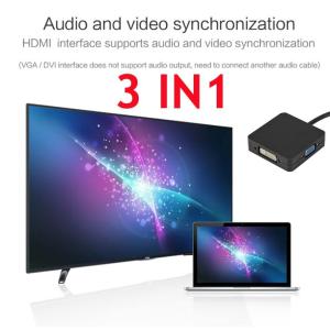 mini DP to HDMI/VGA/DVI...の詳細画像5