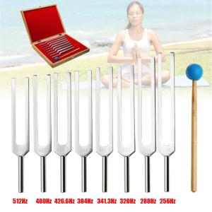 音叉 おんさ チューナー 8本セット「512Hz 〜 256Hz