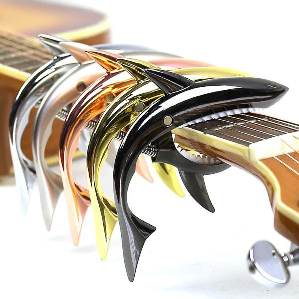 【SHARK CAPO GC-30】 No.3 ブラック シャークカポ 高品質 新品 6弦 ギター ...