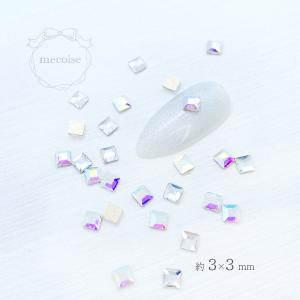 #mecoise 【20個入】アクリルハートネイルストーン 6mm