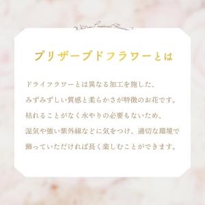 プリザーブドフラワー ボックスフレーム 母の日...の詳細画像4