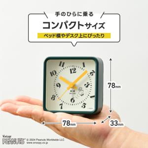 目覚まし時計 アナログ スヌーピー PEANU...の詳細画像3