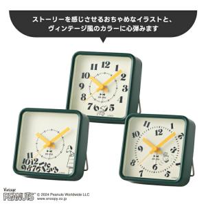 目覚まし時計 アナログ スヌーピー PEANU...の詳細画像5