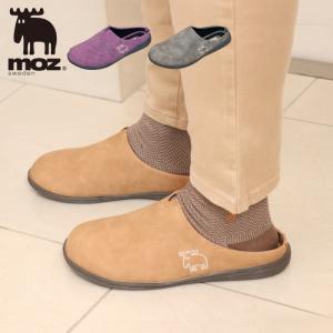 moz モズ サボサンダル レザー風 クロッグ 外履き