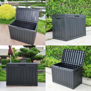 屋外収納ボックス 170L 防水 木目調 収納...の詳細画像2