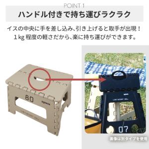 折りたたみチェア スツール SLOWER タバ...の詳細画像3