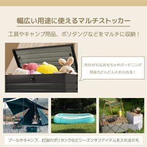 収納ボックス 屋外 屋内 収納庫 スチール コ...の詳細画像2
