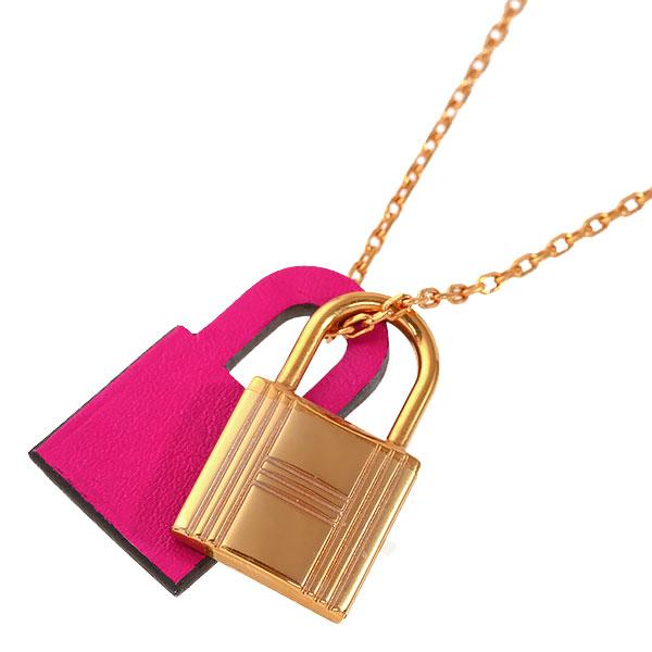 送料無料 本物 未使用品 HERMES エルメス オーケリーネックレスPM ピンクゴールド ペンダン...