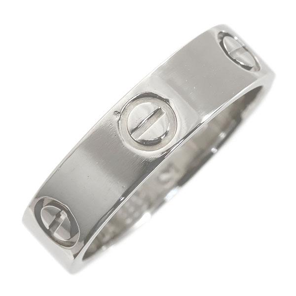 送料無料 本物 Cartier カルティエ LOVEリング 指輪 PT950 プラチナ ラブリング ...