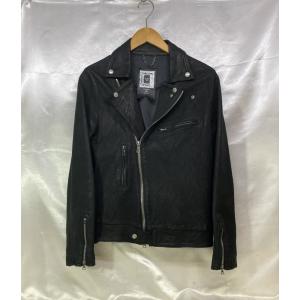 JUDGEMENT OF MIND 日本製 ririzip 牛革 カーフレザー ダブルライダースジャ...