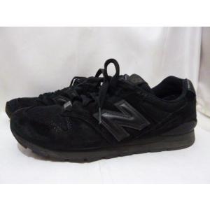 NEW BALANCE ニューバランス ローカットスニーカー スウェード CM996CS2 サイズ25.5 ブラック シューズ