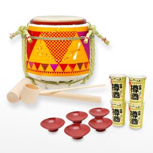 ミニ鏡開き樽酒セット 〜日本の四季〜正月『ハッピーニューイヤー