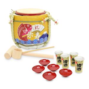 樽酒 1斗樽（18L）菊の司酒造の「七福神」お祝い用 鏡開き用 日本酒菰