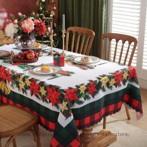 テーブルクロス クリスマス 緑 赤 お正月 お食...の商品画像