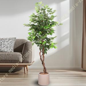フェイクグリーン フェイクツリー リアル 観葉植物 フェイク ガジュマルの木 大型 人工観葉植物 造花 インテリアグリーン 室内 オフィス おしゃれ 装飾