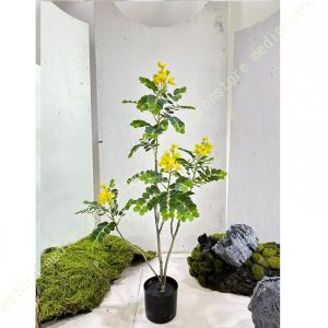 人工植物 観葉植物 お手入れ不要 造花 常緑樹 フェイクグリーン 鉢付き リビング 抗菌 防臭 本物そっくり エンジュの木 北欧 シンプル インテリア 水やり不要