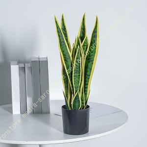 人工観葉植物 サンスベリア フェイクグリーン 人工 盆栽 観葉樹 造花 お手入れ不要 水やり不要 枯れない 玄関 リビング 屋内 オフィス 店 開店祝い 新築祝い