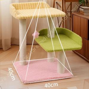 キャットタワー 低め 猫 ペット用品 ベッド ...の詳細画像4