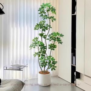 フェイクグリーン 人工観葉植物 観葉樹 造花 【高さ180 cm】フェイクグリーン 大型 本物そっくり インテリアグリーン 長持ち 室内用 リビング向け