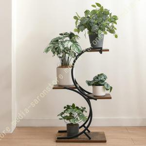ガーデンラック 植物スタンド 屋内の複数の植物用の4段プラントスタンド 植物棚 フラワーラック 花台 置物ラック トレー栽陳列台 フラワースタンド 園芸 室内