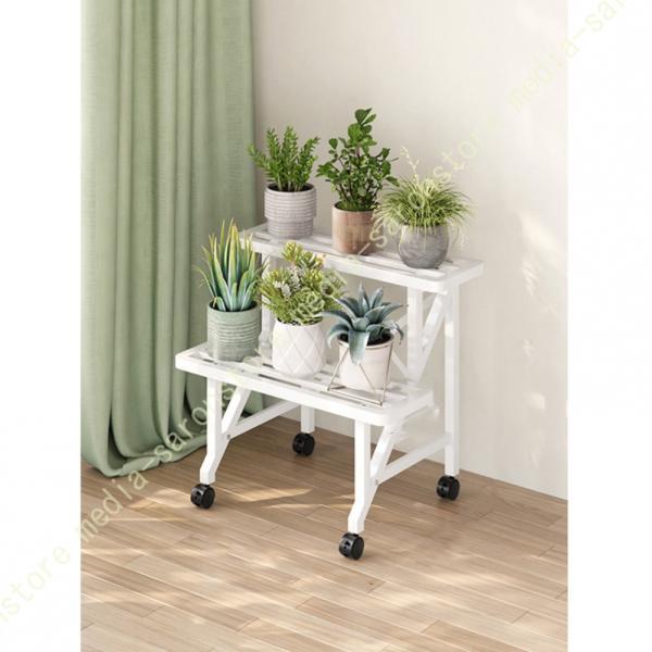 フラワースタンド プランタースタンド ガーデンラック 花置き台 耐荷重性が強い 階園芸ラック 観葉植...