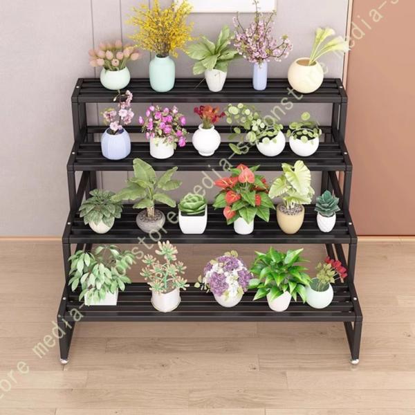 プランタースタンド ガーデンラック フラワースタンド 鉄製 園芸ラック 鉢植え フラワーラック 錬鉄...